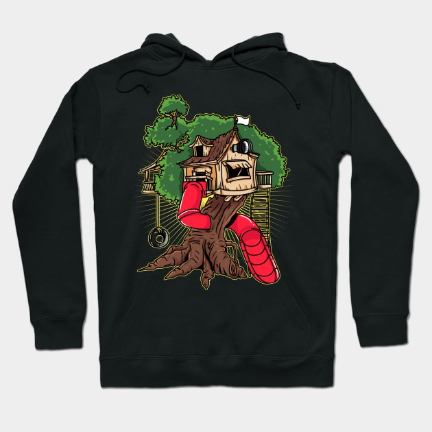 Treehouse for kids Tree house Hoodie by MzumO